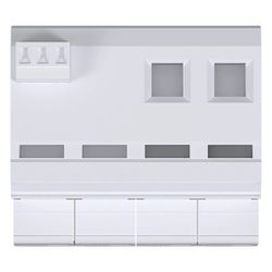 hager Überspannungsableiter Typ2 4P 40kA TT/TNS mit Defektanzeige + Fernmeldefunktion... HAGER-SPB415 3250615514905 (Abb. 1)