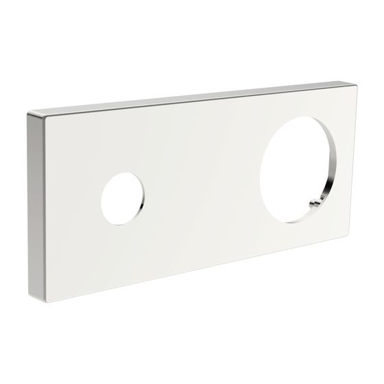 Hansa Abdeckplatte Oras Group 175x75mm, Chrom, 1012277V