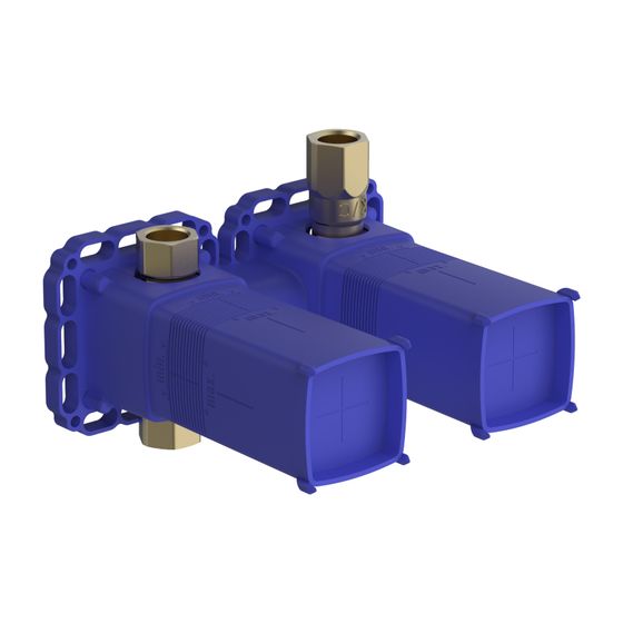 Hansa Matrix Unterputz-Rohbauset Bade- und Brausearmatur 3.5 Kartusche 4401 DN15