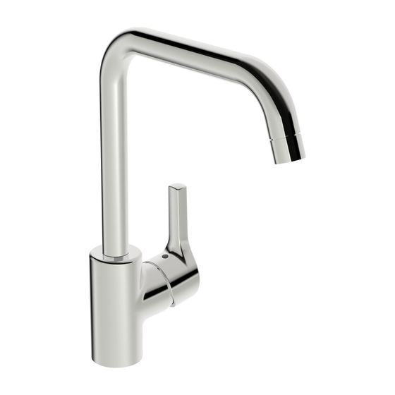 Hansa Paleno Einhebel-Küchenarmatur, Standmontage, Ausladung 203mm, DN 15, Chrom, 56522203
