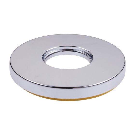 Hansa Ligna Rosette, Durchmesser 75mm, Chrom, 59913657