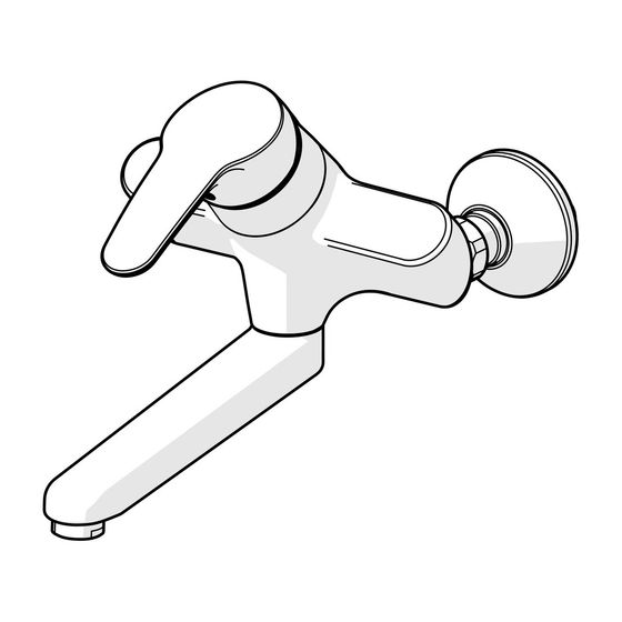 Hansa Mix Einhebel-Waschtisch-/Küchenarmatur, Ausladung 246mm, DN 15, Chrom, 01948283