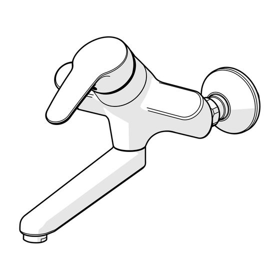 Hansa Mix Einhebel-Waschtisch-/Küchenarmatur, Ausladung 246mm, Auslaufentleerung, DN 15, Chrom, 01949283