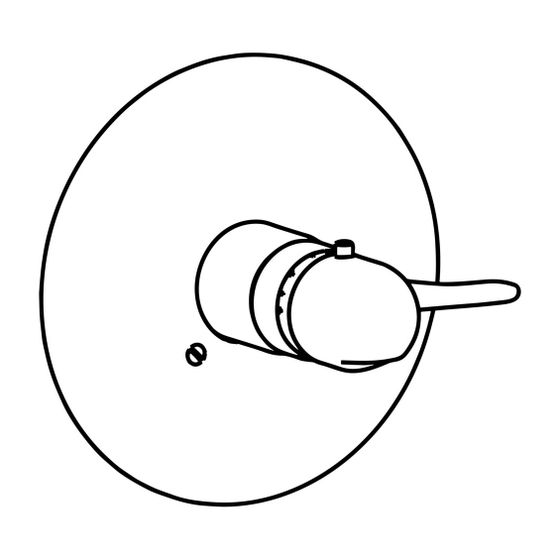 Hansa Fertigmontageset für Brausebatterie, Rosette rund, Chrom, 08619175