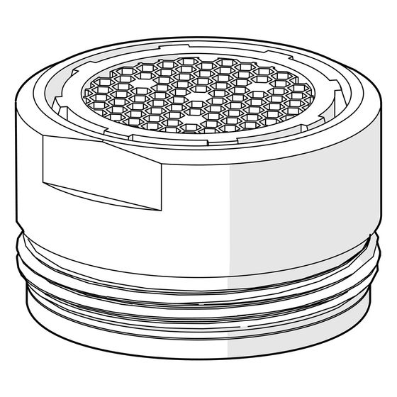 Hansa Luftsprudler für Oras Group, M24x1, Laminar, Chrom, 1018569V