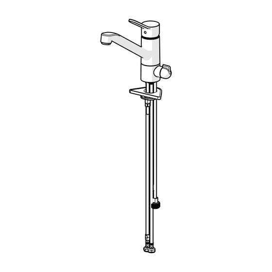 Hansa Primo Einhebel-Küchenarmatur mit Spülmaschinenventil, Ausladung 210mm, DN 15, Chrom, 49502203