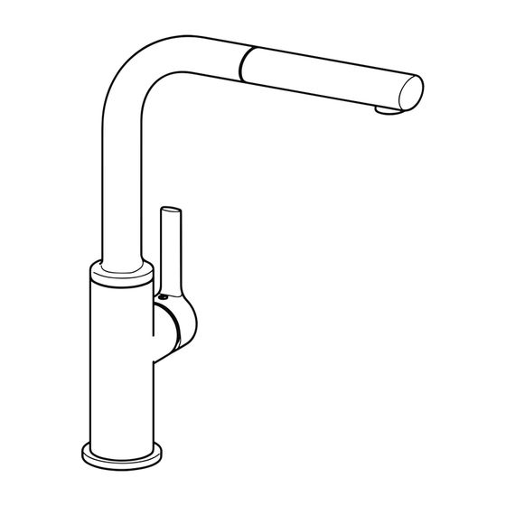 Hansa Ronda Einhebel-Küchenarmatur, Ausladung 217mm, DN 15, Chrom, 54912273