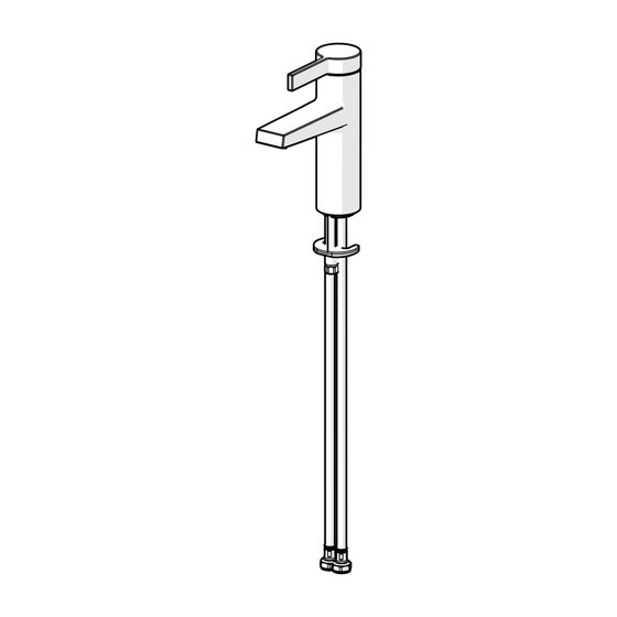 Hansa Loft Einhebelmischer Waschtischbatterie 5753 Ausladung 114mm DN15 Chrom