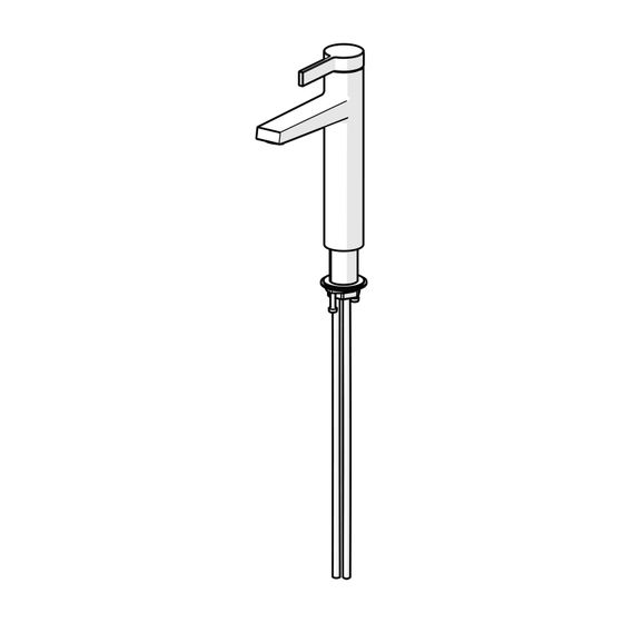 Hansa Loft Einhebelmischer Waschtischbatterie 5756 Kupferrohr Ausladung 143mm DN15 Chrom