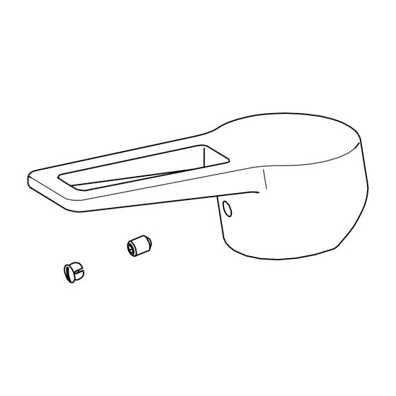 Hansa Twist Bügelhebel, Länge 87mm, mit K/W-Kennzeichnung, Chrom, 59913911