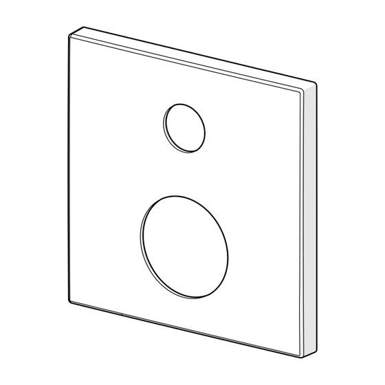 Hansa Rosette 59914315 150x150mm Chrom