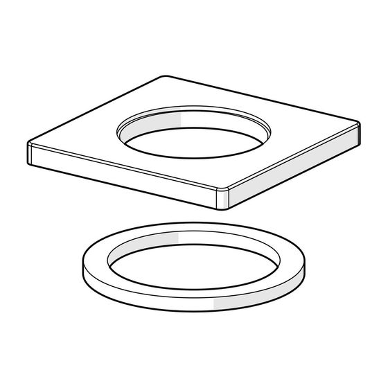 Hansa Living Rosette, 55x55mm, Chrom, 66360000
