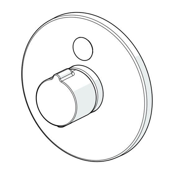Hansa Electra Fertigmontageset für Brausebatterie, Rosette rund, 12V, Chrom, 80909001