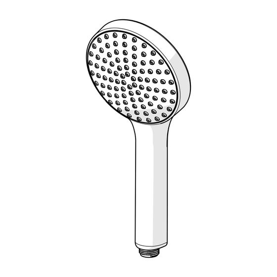 Hansa ActiveJet Handbrause, 1-strahlig, Chrom/Hellgrau, 84310100