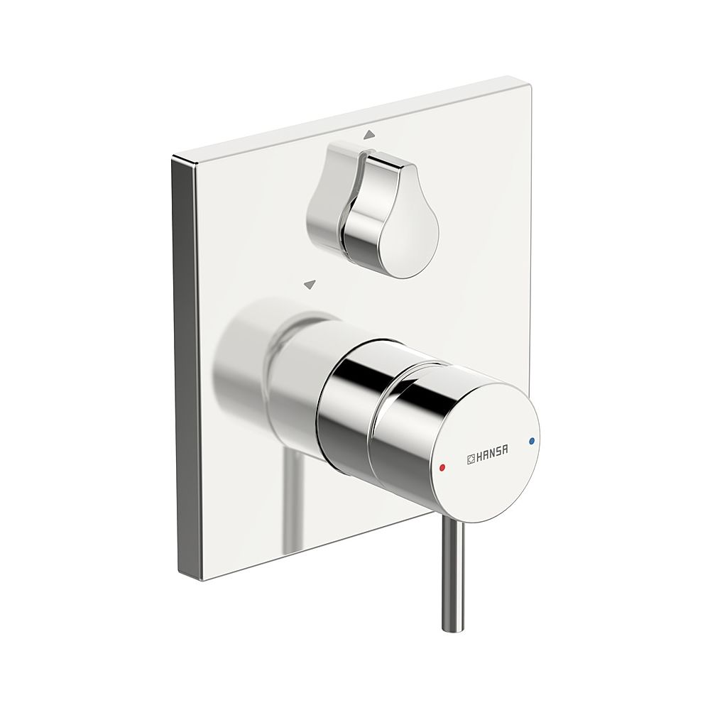 Hansa Stela Einhebelmischer Fertigmontageset für Wanne/Brause 8784 Pinhebel Rosette eck... HANSA-87849051 4015474287235 (Abb. 1)