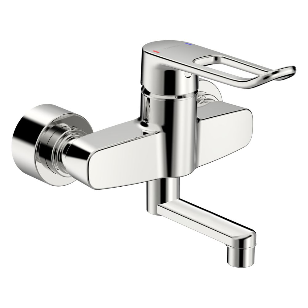Hansa Clinica Einhebel-Waschtischbatterie, Bügel-/Bedienhebel lang, Ausladung 177mm, DN... HANSA-01526286 4057304012600 (Abb. 2)