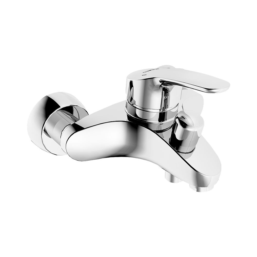 Hansa Mix Einhebel-Wannenfüll- und Brausebatterie, Ausladung 162mm, DN 15, Chrom, 01742... HANSA-01742183 4015474566644 (Abb. 2)