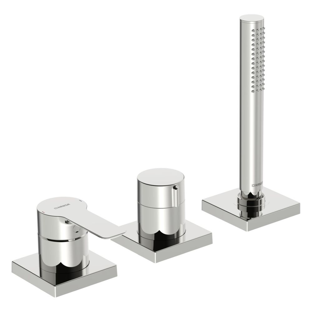Hansa Ligna Einhebelmischer Fertigmontageset für Wanne/Brause, 1-strahlig, 75x75mm, Chr... HANSA-06439493 4057304014598 (Abb. 2)