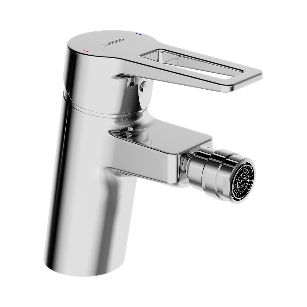 Hansa Twist Einhebelmischer Bidet-Batt 0906 BügelhebelZugstangenablaufgarnitur Ausladun... HANSA-09063285 4015474259812 (Abb. 2)