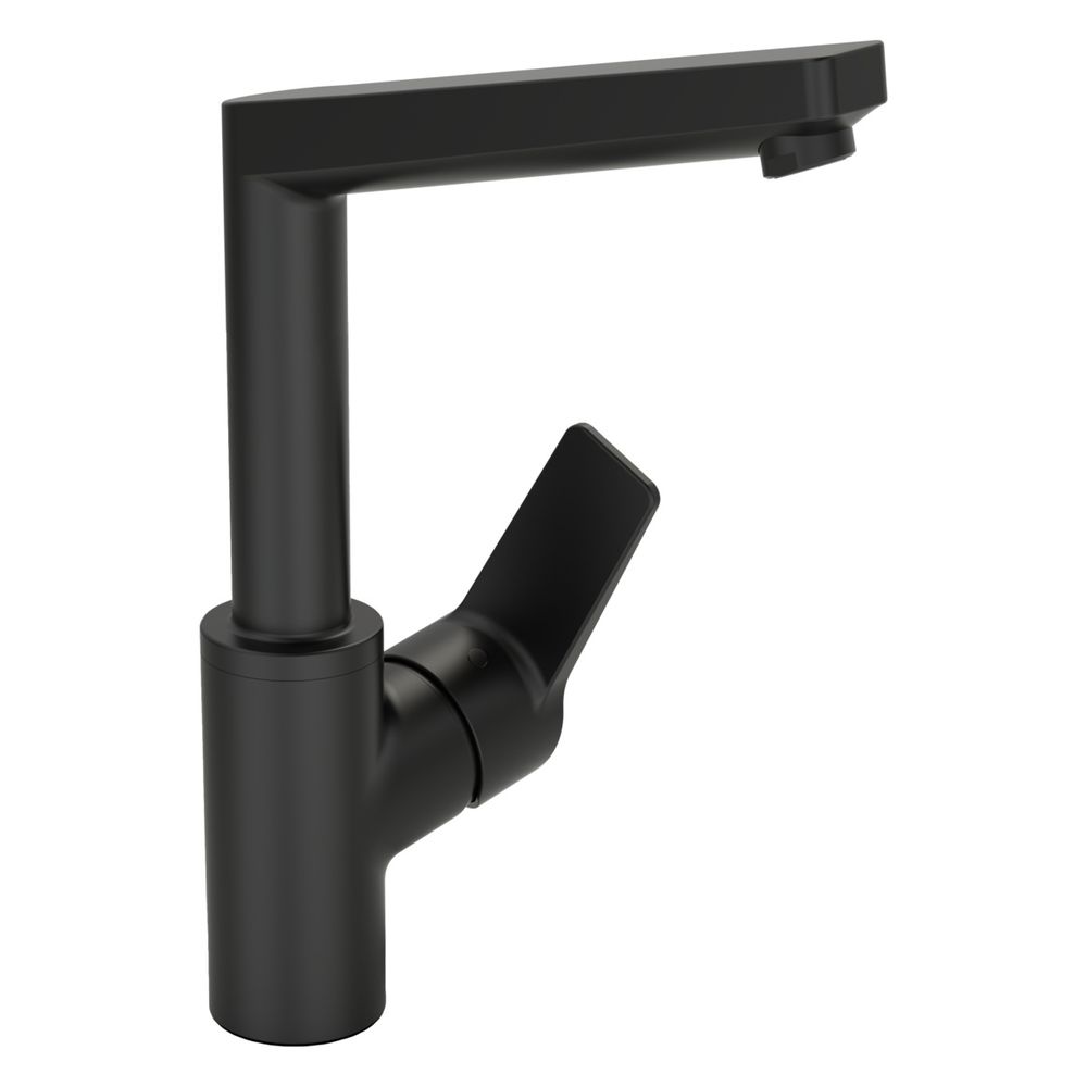 Hansa Twist Einhebel-Waschtischbatterie, Ausladung 130mm, DN 15, Matt-Schwarz, 095522... HANSA-0955220333 4057304015809 (Abb. 2)