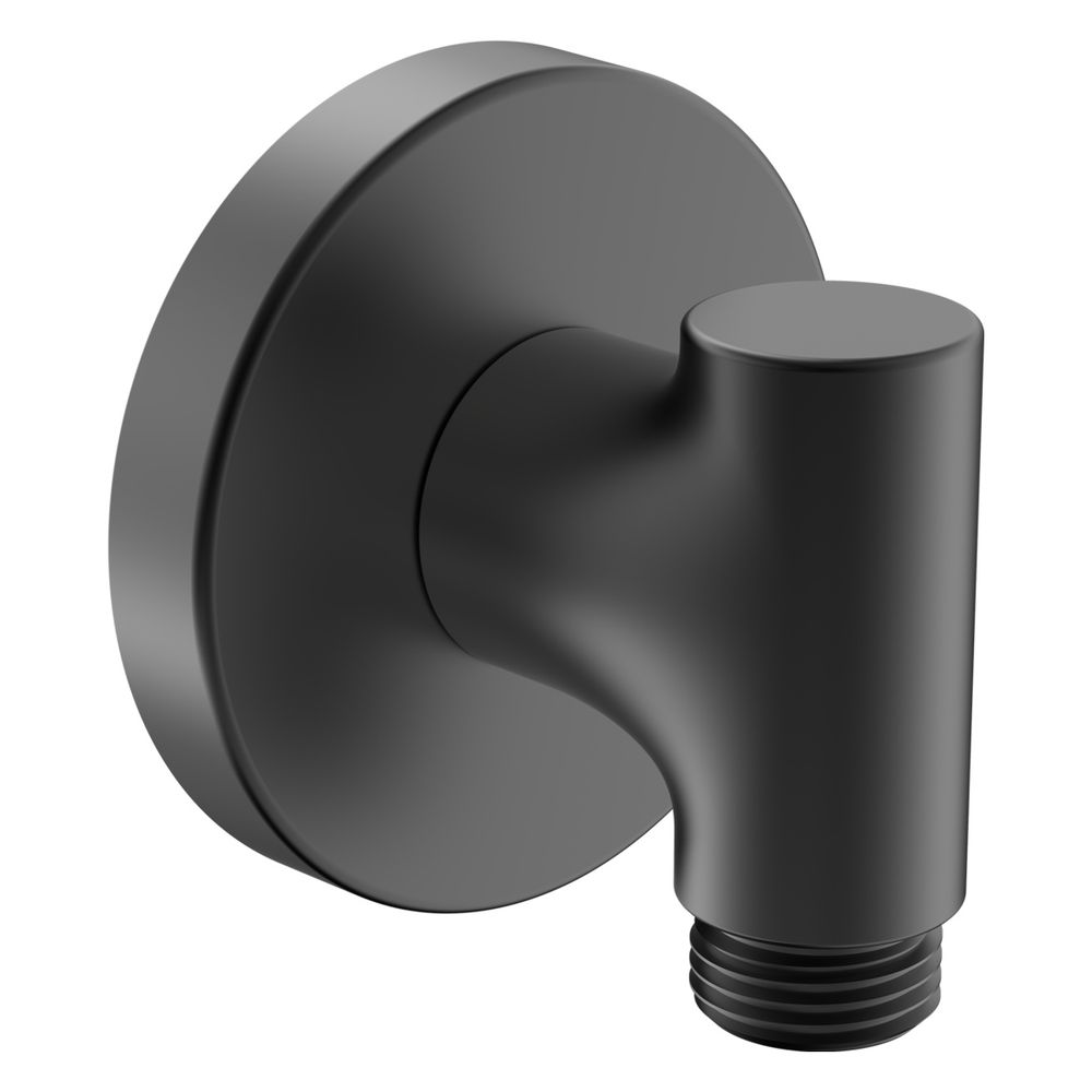 Hansa Wandanschlussbogen, Rosette rund, G 1/2", Messing/Verbundwerkstoff, Matt-Schwarz... HANSA-290022-33 6414150105395 (Abb. 2)
