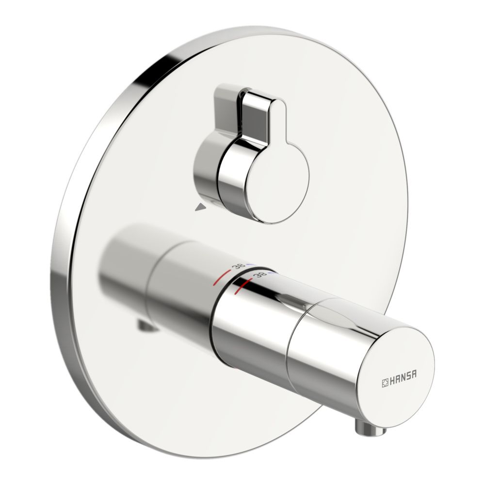 Hansa Varox Pro Fertigmontageset für Brausebatterie, Rosette rund, Chrom, 40579083... HANSA-40579083 4057304003769 (Abb. 2)