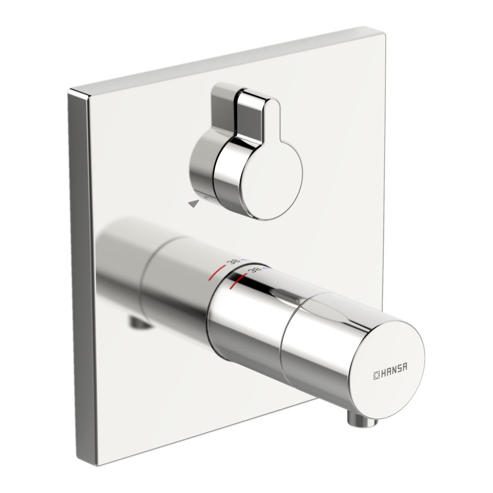 Hansa Varox Pro Fertigmontageset für Wanne/Brause, Rosette eckig, Chrom, 40589073... HANSA-40589073 4057304003882 (Abb. 2)