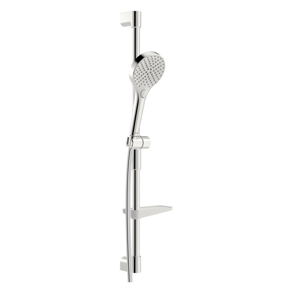 Hansa Viva Wandstangengarnitur, 3-strahlig, Länge 766mm, Brauseschlauch 175cm, 12l/min,... HANSA-44160210 4057304013041 (Abb. 2)
