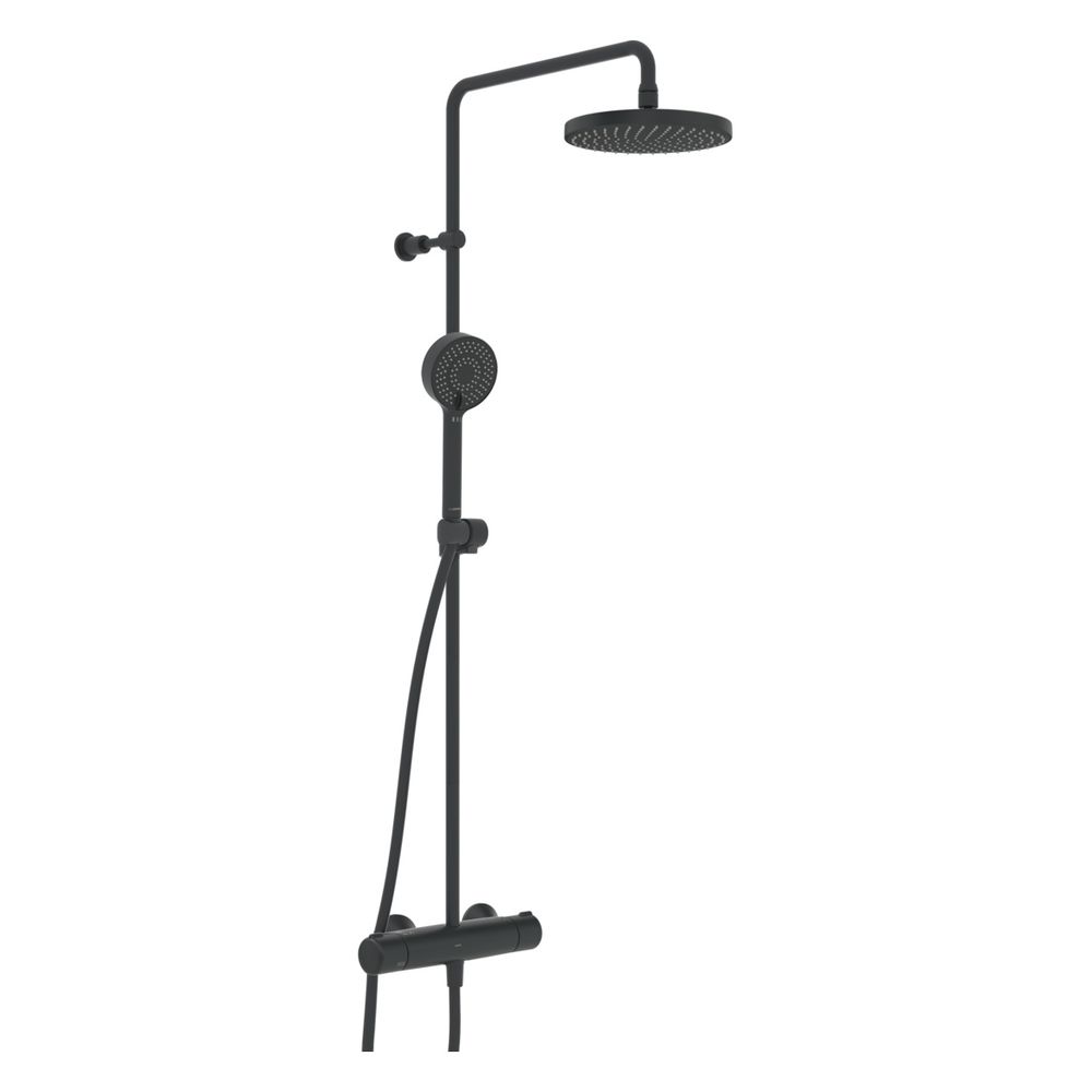 Hansa Micra Regenbrause-Duscharmatur, 3-strahlig, Ausladung 445-470mm, DN 15, Matt-Sc... HANSA-4435013033 4057304015861 (Abb. 2)
