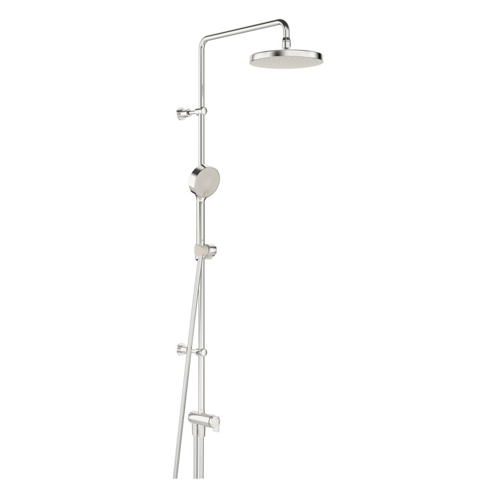 Hansa BasicJet Kopfbrause-Set, 3-strahlig, Ausladung 407mm, DN 15, Chrom, 44380200... HANSA-44380200 4057304010996 (Abb. 2)
