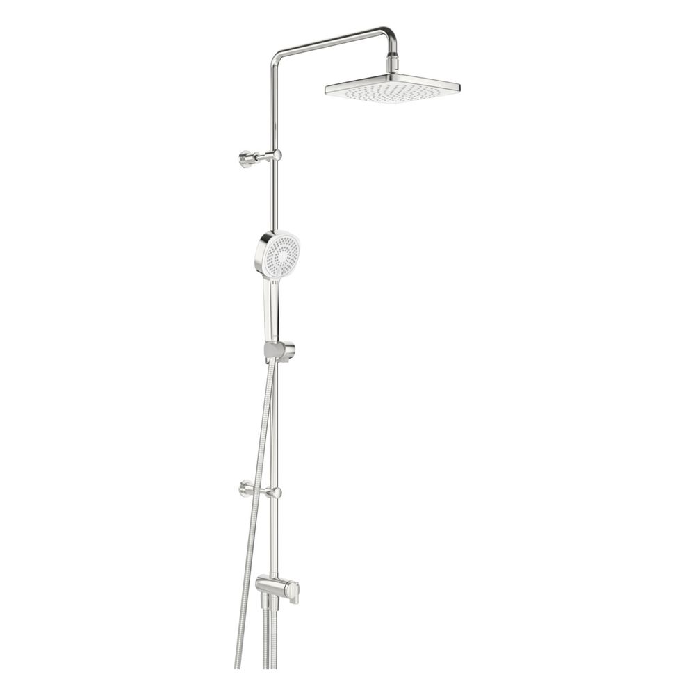 Hansa BasicJet Style Kopfbrause-Set, 3-strahlig, Ausladung 407mm, Chrom, 44380300... HANSA-44380300 4057304015953 (Abb. 2)