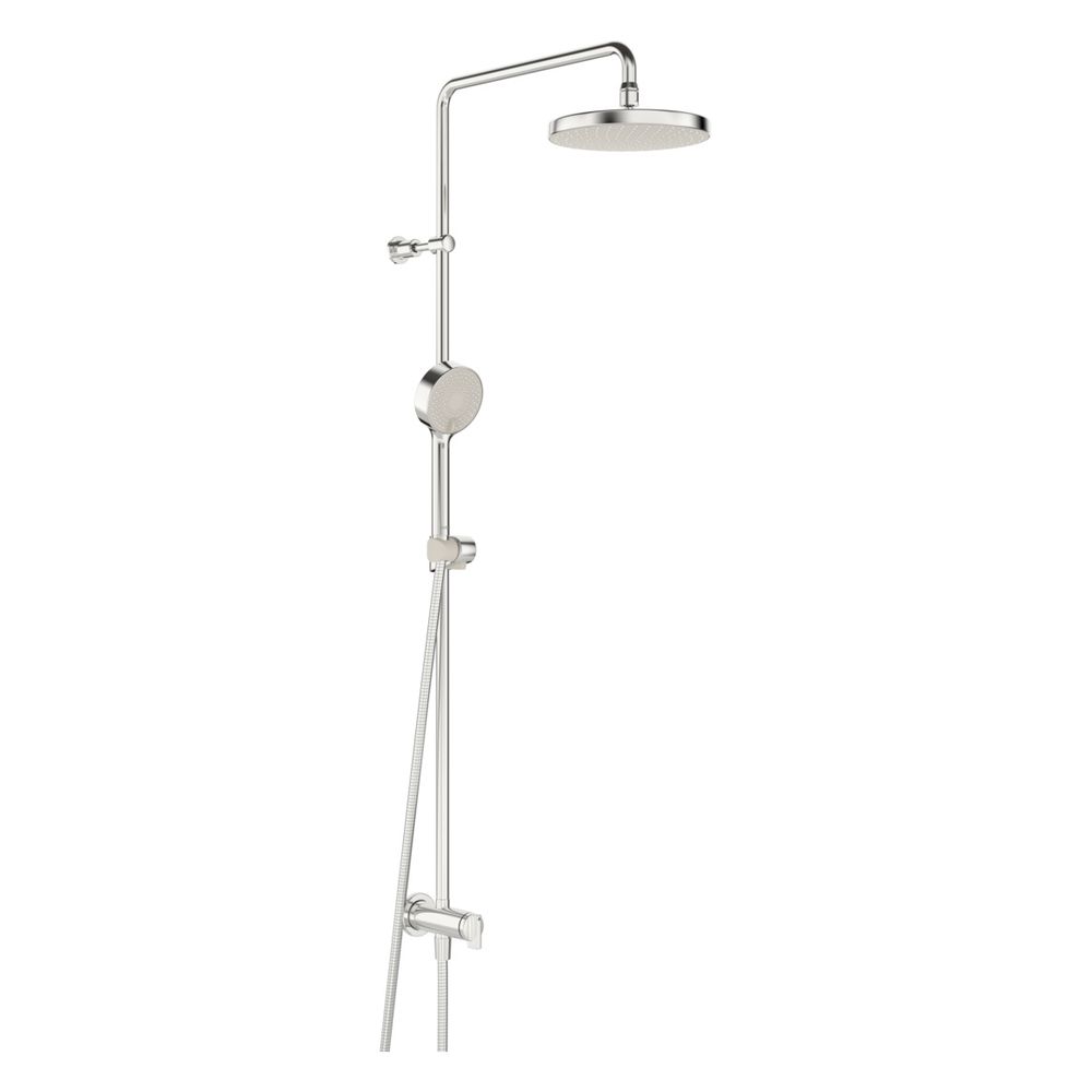 Hansa BasicJet Kopfbrause-Set, 3-strahlig, Ausladung 407mm, DN 15, Chrom, 44390200... HANSA-44390200 4057304010989 (Abb. 2)