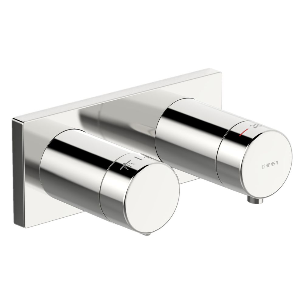 Hansa Living Fertigmontageset für Wanne/Brause, Rosette eckig, DN 15, Chrom, 44539583... HANSA-44539583 4057304007262 (Abb. 2)