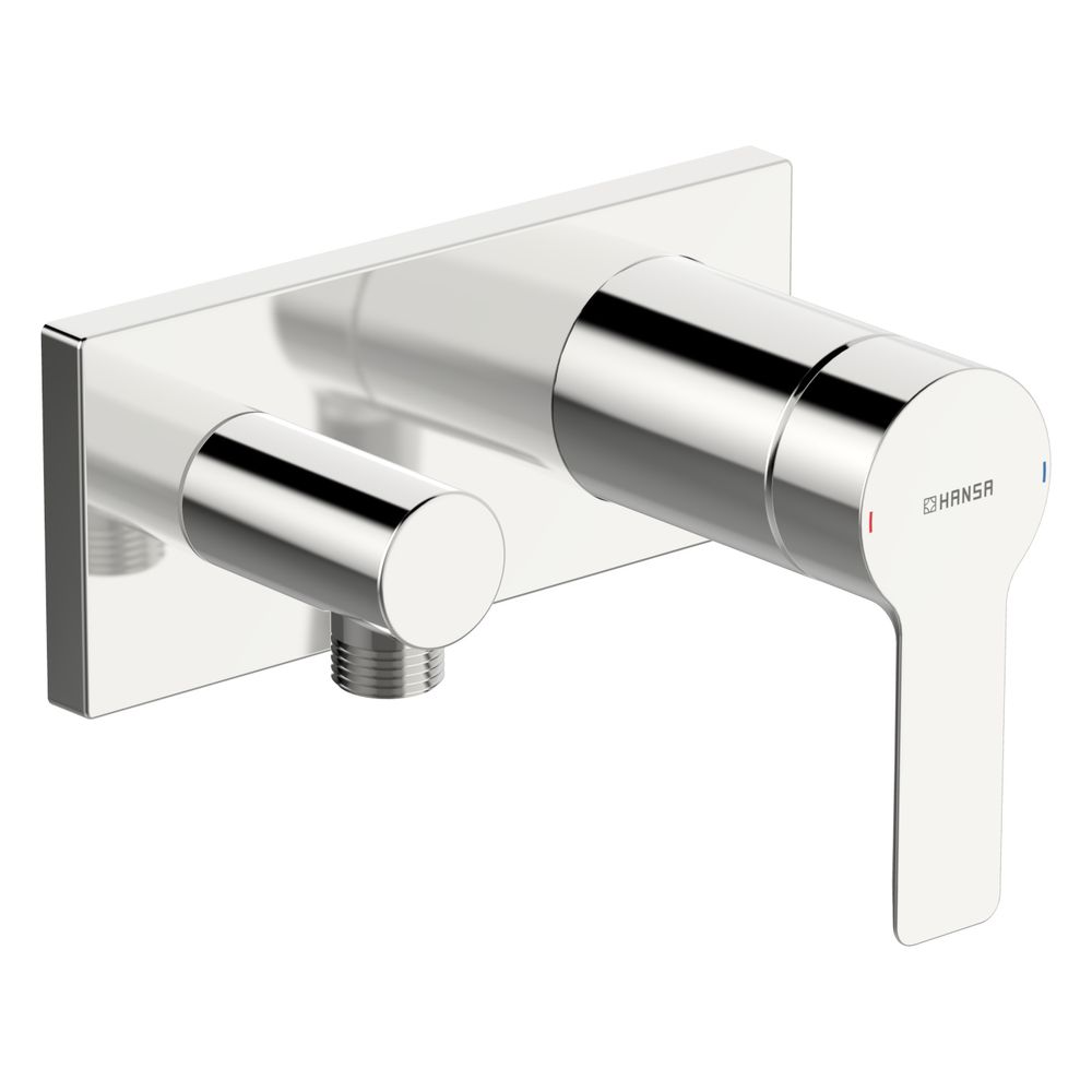 Hansa Ligna Einhebelmischer Fertigmontageset für Brausebatterie 4454 Rosette eckig 4.0 ... HANSA-44549583 4057304014864 (Abb. 2)