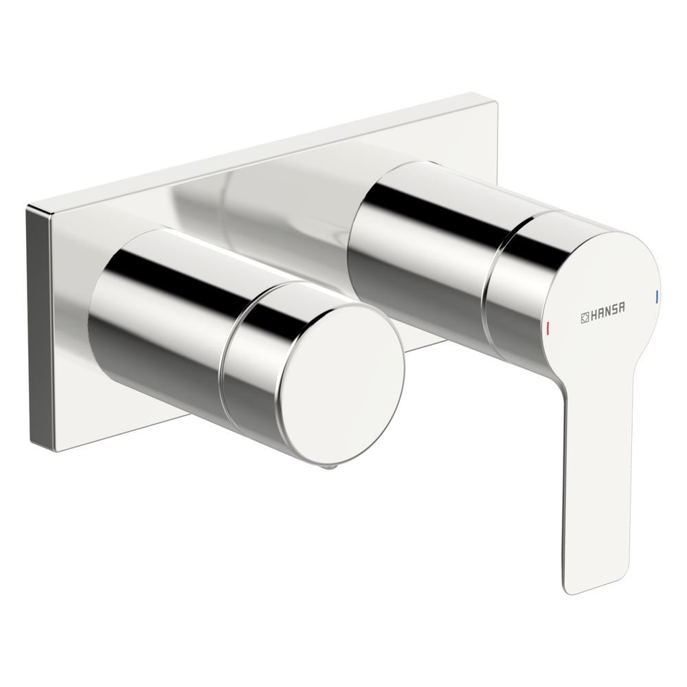 Hansa Ligna Einhebelmischer Fertigmontageset für Wanne/Brause, Rosette eckig, 4.0 Platt... HANSA-44559583 4057304014871 (Abb. 2)
