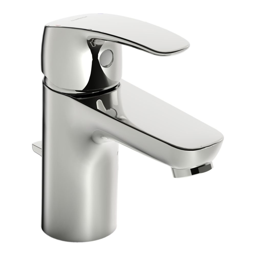 Hansa Pinto Einhebel-Waschtischbatterie, Zugstangen-Ablaufgarnitur, Ausladung 107mm, DN... HANSA-45042283 4057304003035 (Abb. 2)