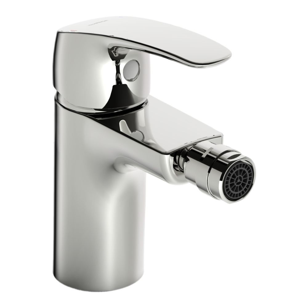 Hansa Pinto Einhebel-Bidetbatterie, Zugstangen-Ablaufgarnitur, Ausladung 106mm, DN 15, ... HANSA-45073283 4057304003097 (Abb. 2)