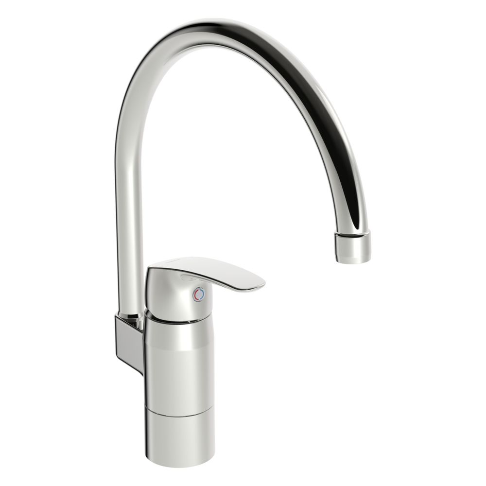 Hansa Pinto Einhebel-Küchenarmatur, Niederdruck, 230/5V, Ausladung 178mm, Chrom, 453022... HANSA-45302203 4057304014956 (Abb. 2)