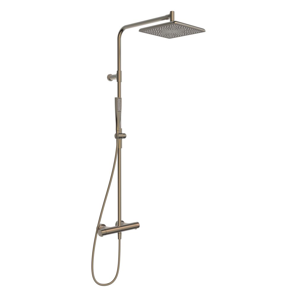 Hansa Aurelia Regenbrause-Duscharmatur, Wandmontage, Thermostat, 1-strahlig, Bronze g... HANSA-4719911381 4057304021619 (Abb. 2)