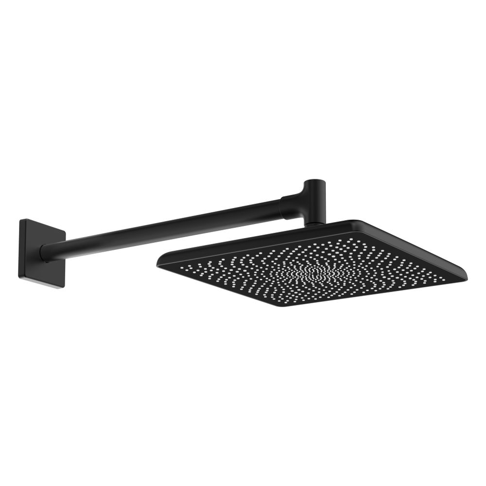 Hansa Aurelia Kopfbrause 1-strahlig, eckig, 250x250mm, mit Kugelgelenk, Matt-Schwarz,... HANSA-4726034033 4057304021305 (Abb. 2)