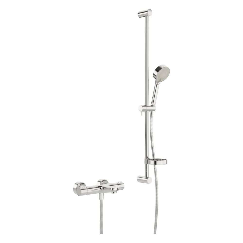 Hansa Prisma Bade und Brause mit Wandstangengarnitur 4810 3-strahlig DN15 Chrom... HANSA-48102131 4015474259355 (Abb. 2)