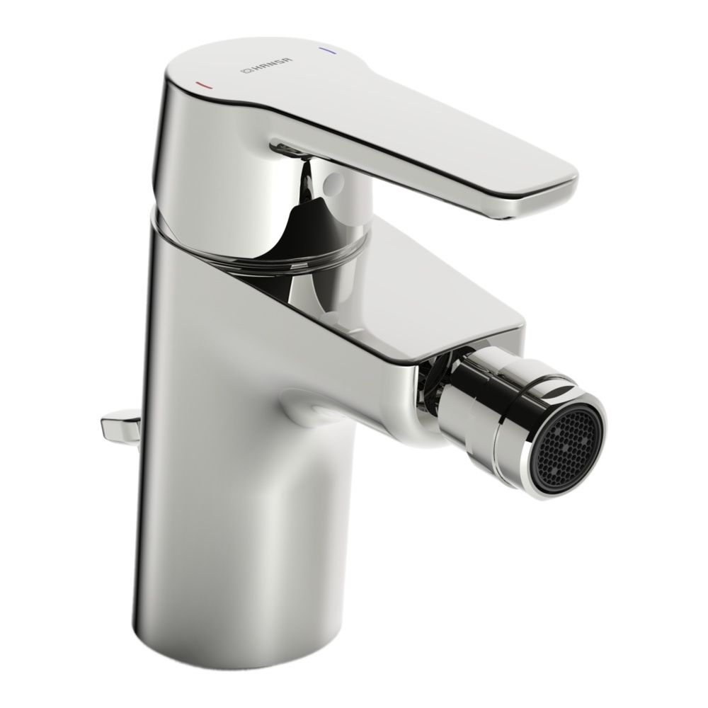 Hansa Polo Einhebel-Bidetbatterie, Zugstangen-Ablaufgarnitur Ausladung 106mm, DN 15, Ch... HANSA-51433293 4057304004018 (Abb. 2)
