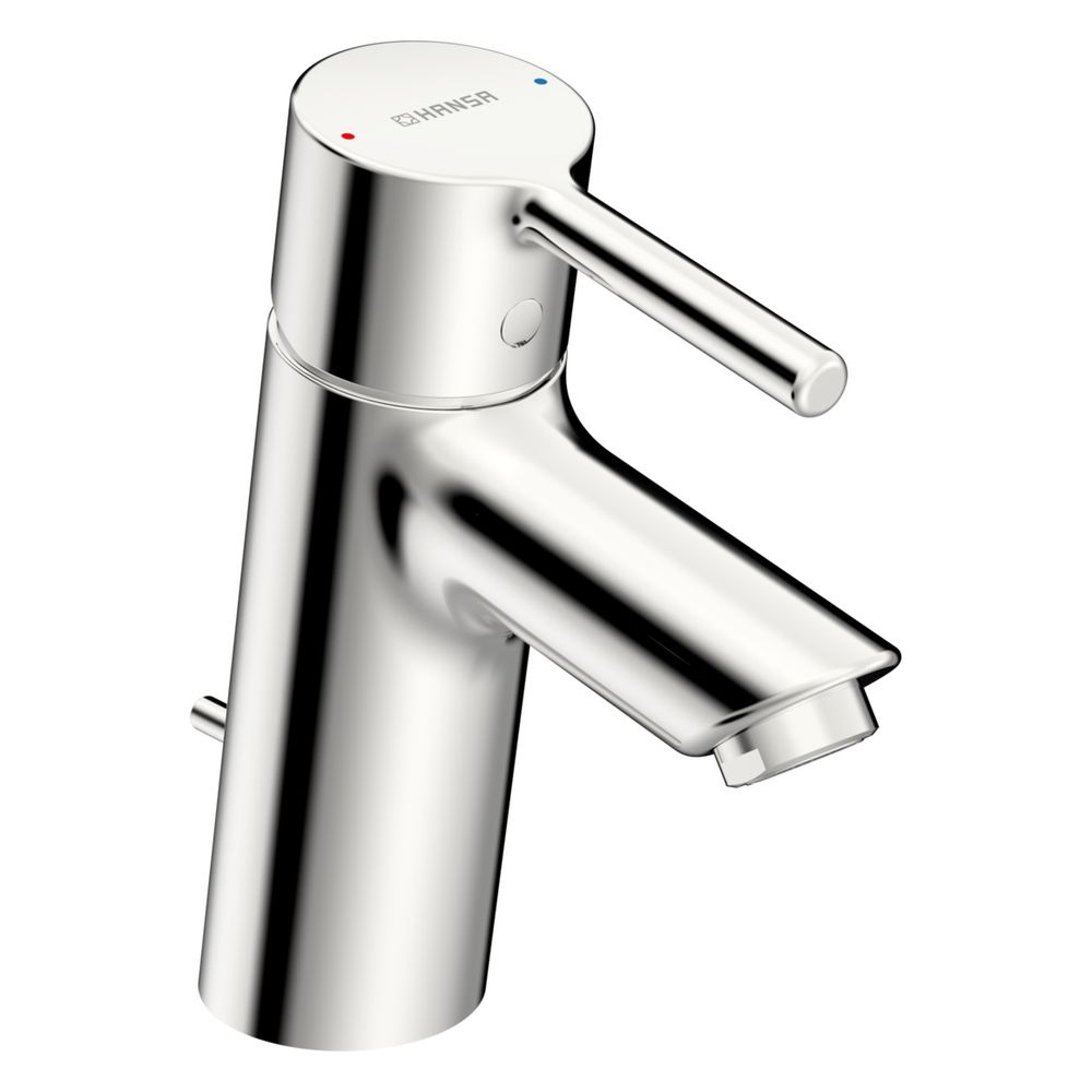 Hansa Vantis Einhebel-Waschtischbatterie, Ablaufgarnitur mit Zugstange, Ausladung 109mm... HANSA-52402267 4057304017162 (Abb. 2)