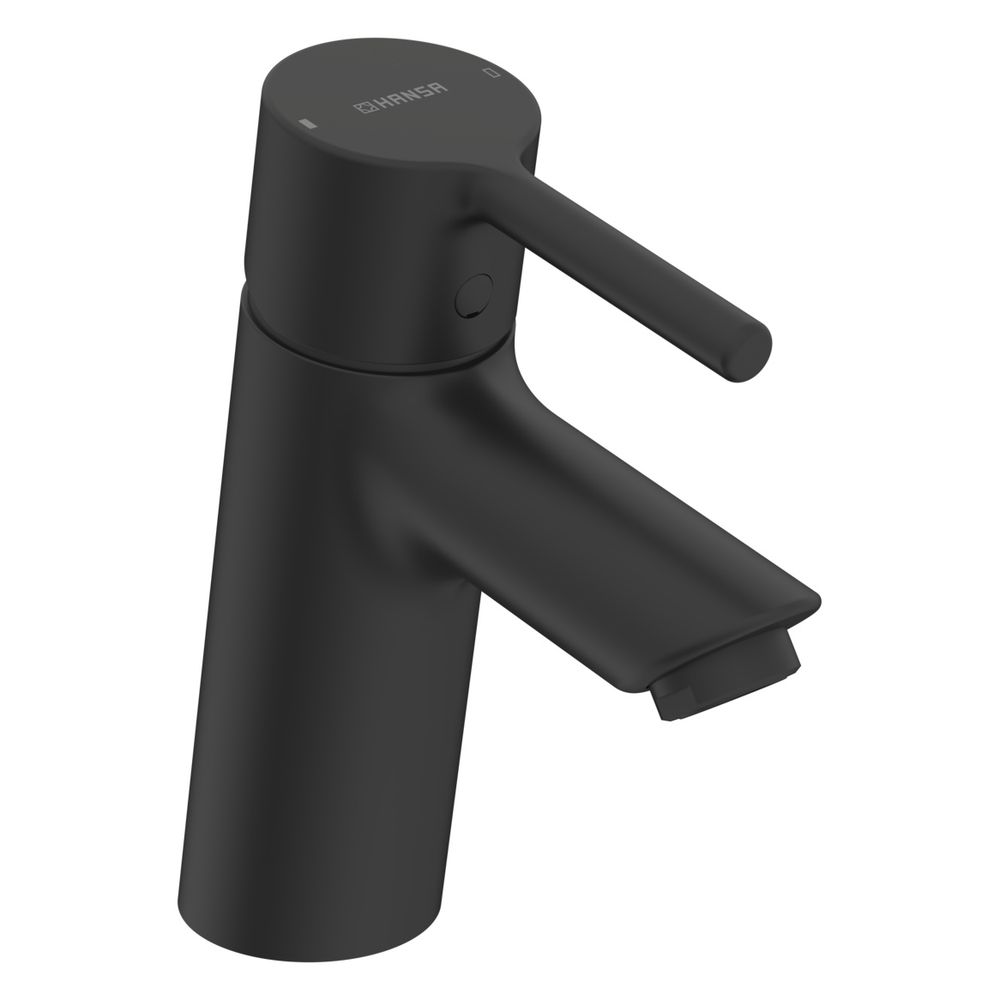 Hansa Vantis Einhebel-Waschtischarmatur, Standmontage, 109mm Ausladung, Matt-Schwarz,... HANSA-5242226733 4057304020247 (Abb. 2)