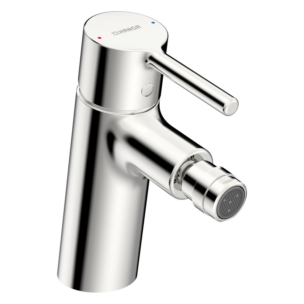 Hansa Vantis Einhebel-Bidetbatterie, Ablaufgarnitur mit Zugstange Ausladung 113mm, Chro... HANSA-52432267 4057304017254 (Abb. 2)