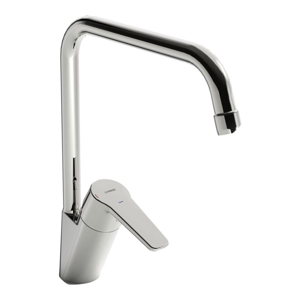 Hansa Polo Eco Einhebel-Küchenarmatur, Ausladung 221mm, DN 15, 3,4l/min, Chrom, 52... HANSA-5270220300046 4057304018411 (Abb. 2)