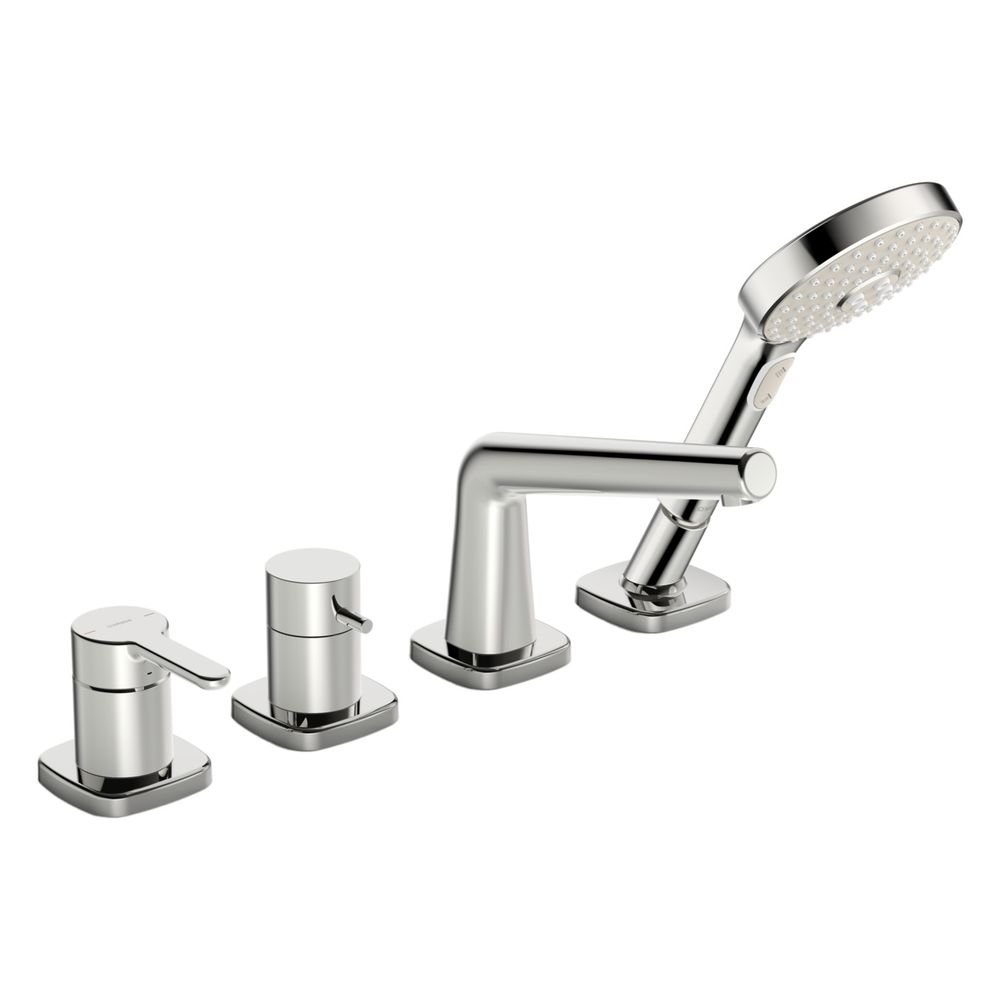 Hansa Designo Style Einhebel-Fertigmontageset für Wanne/Brause, Rosette soft edge, 3-st... HANSA-53122083 4057304007026 (Abb. 2)