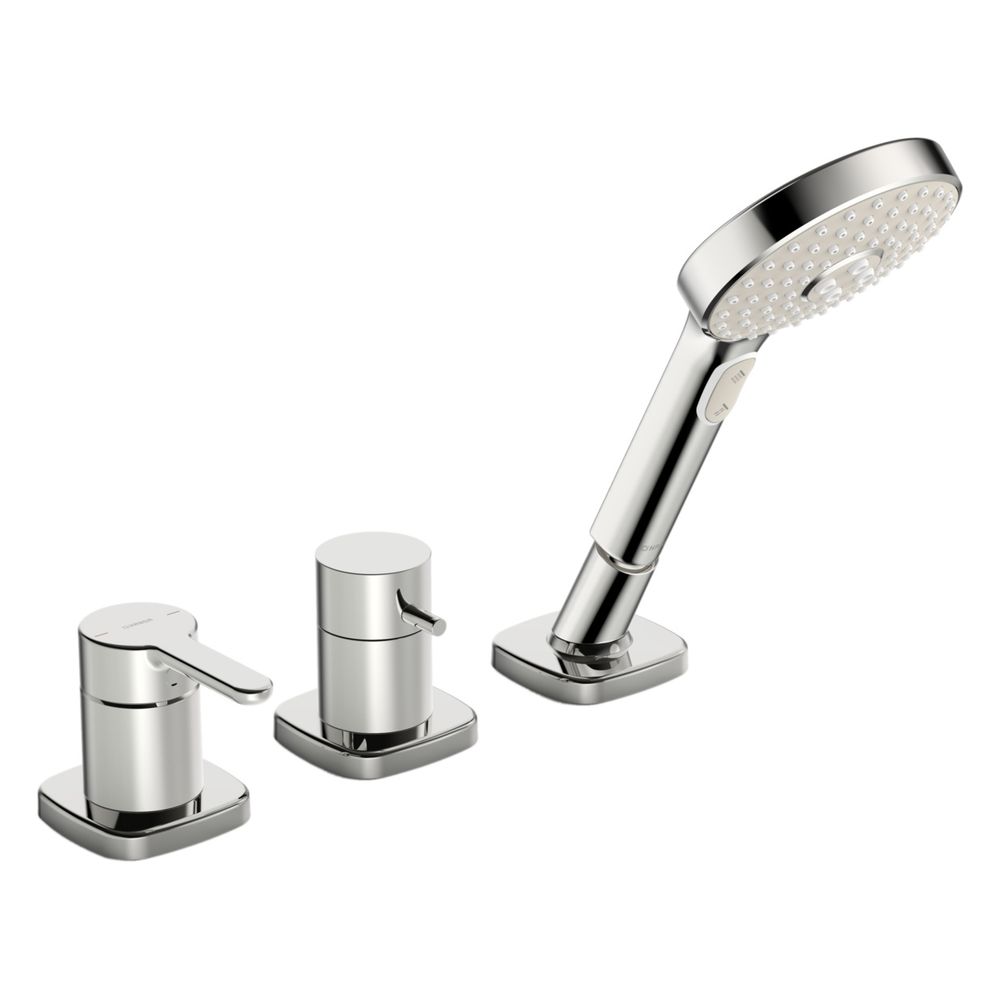 Hansa Designo Einhebelmischer Fertigmontageset für Wanne/Brause Style 5325 Rosette soft... HANSA-53259083 4057304007002 (Abb. 2)