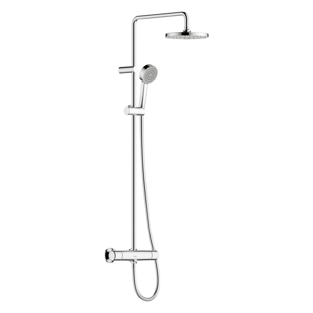 Hansa Basic Regenbrause-Duscharmatur, 1-strahlig, DN 15, Chrom, 55350110... HANSA-55350110 4057304019197 (Abb. 2)