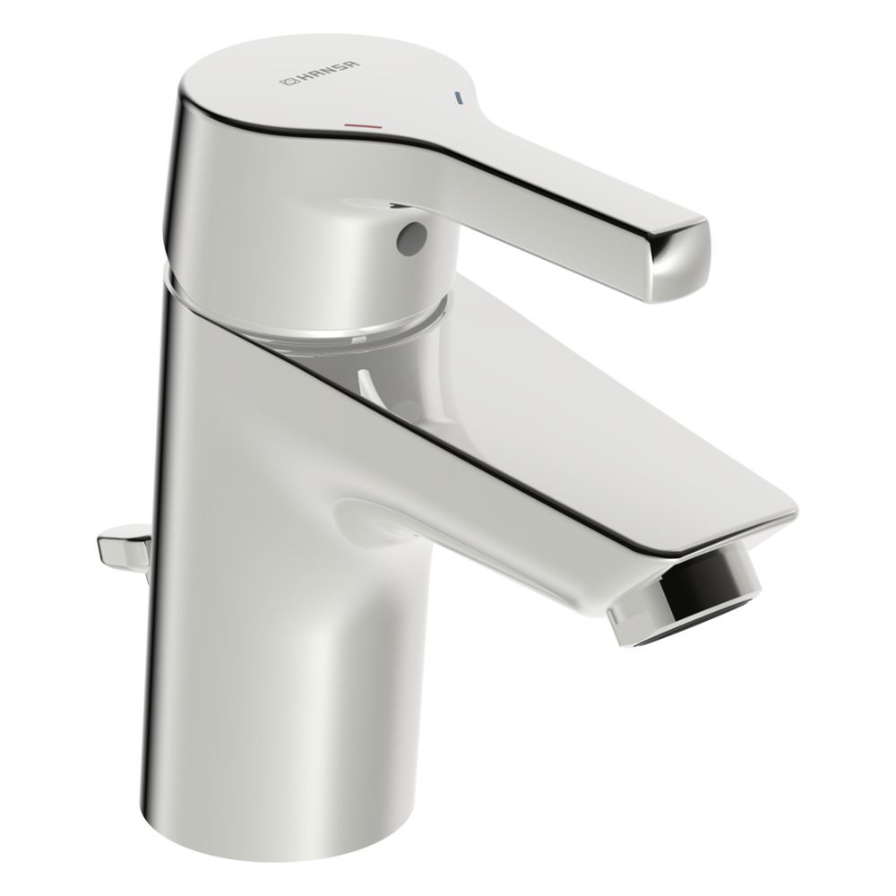 Hansa Paleno Einhebel-Waschtischarmatur, Standmontage, DN 15, Ausladung 103mm, mit Zugs... HANSA-56352203 4057304011986 (Abb. 2)